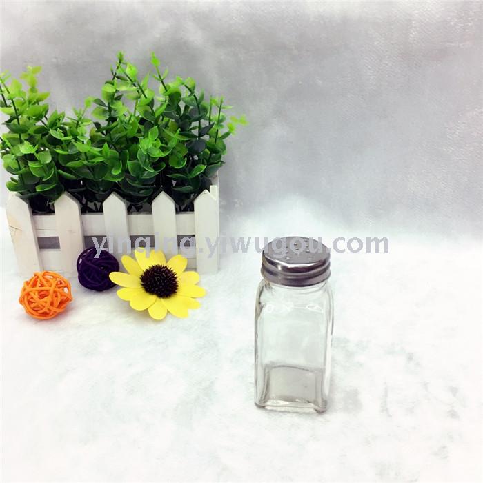 Glass Pancake Bottle Kitchen Practical Glass Seasoning Bottle Dispensing Bottle