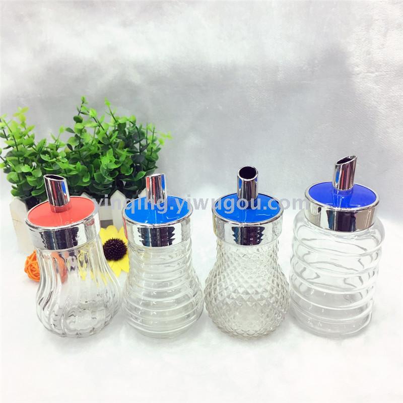 Glass Sauce Bottle Kitchen Practical Glass Seasoning Bottle Dispensing Bottle