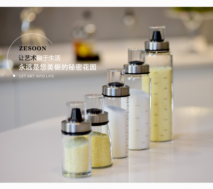 Seasoning Box Set Kitchen Seasoning Bottle Big Cruet Glass Seasoning Bottle Salt Shaker Seasoning Box Set Kitchen Seasoning Bottle Big Cruet Glass Seasoning Bottle Salt Shaker