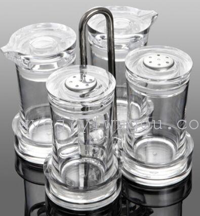 The new acrylic acrylic seasoning bottle condiment pot seasoning pot kitchen supplies