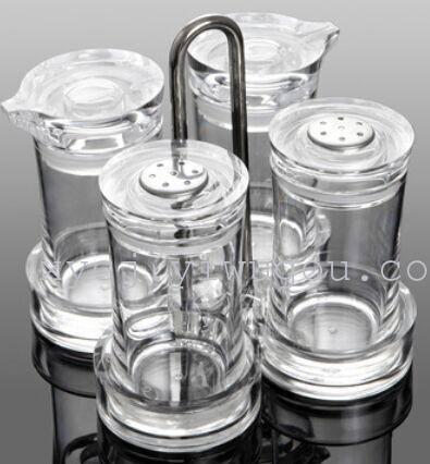The new acrylic acrylic seasoning bottle condiment pot seasoning pot kitchen supplies