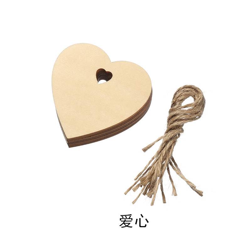 Christmas Pendant Carved Wood Crafts DIY Country Wooden Christmas Tree Pendant Home Decoration Gift Accessories