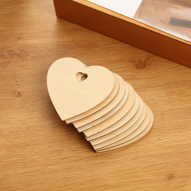 Christmas Pendant Carved Wood Crafts DIY Country Wooden Christmas Tree Pendant Home Decoration Gift Accessories