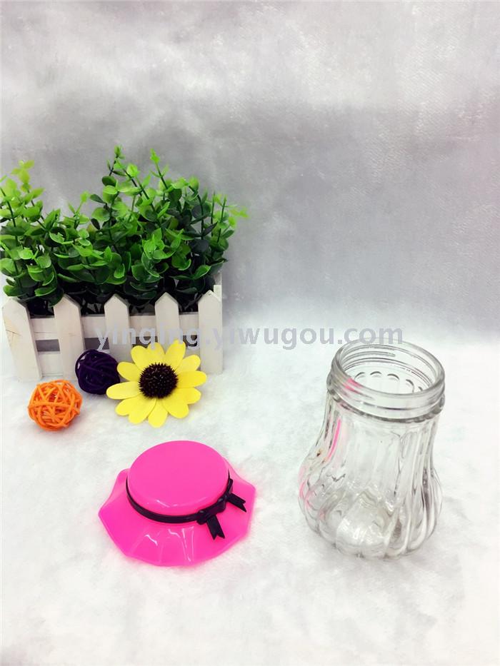 Glass Pancake Bottle Kitchen Practical Glass Seasoning Bottle Dispensing Bottle