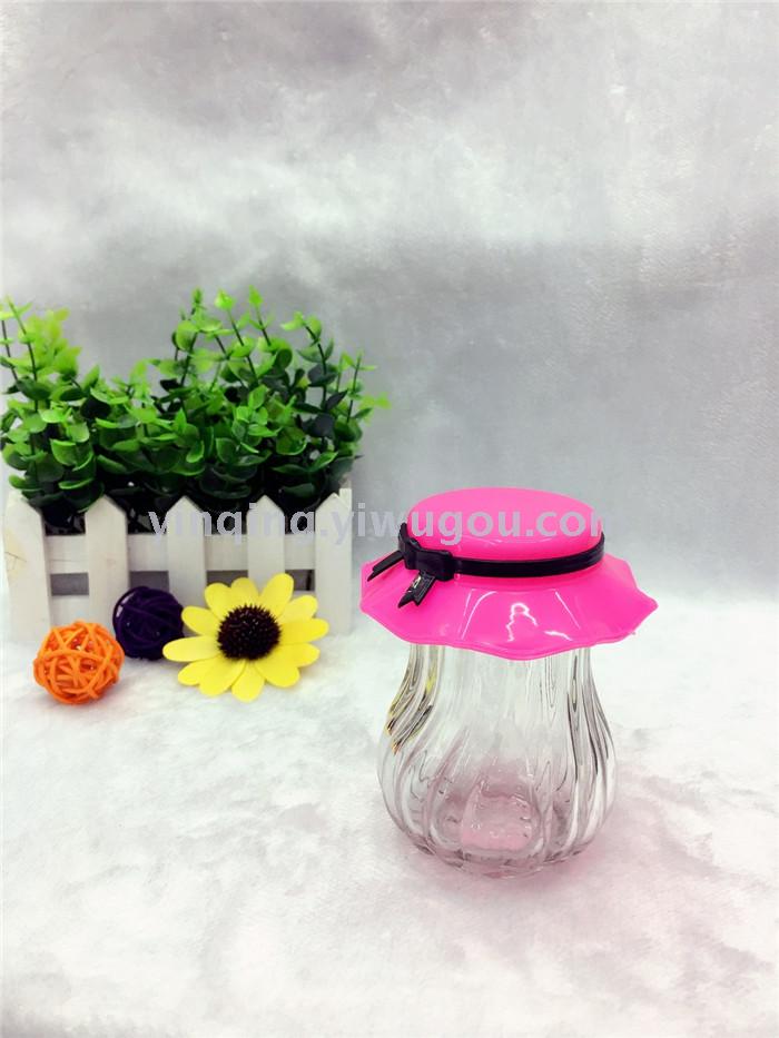 Glass Pancake Bottle Kitchen Practical Glass Seasoning Bottle Dispensing Bottle