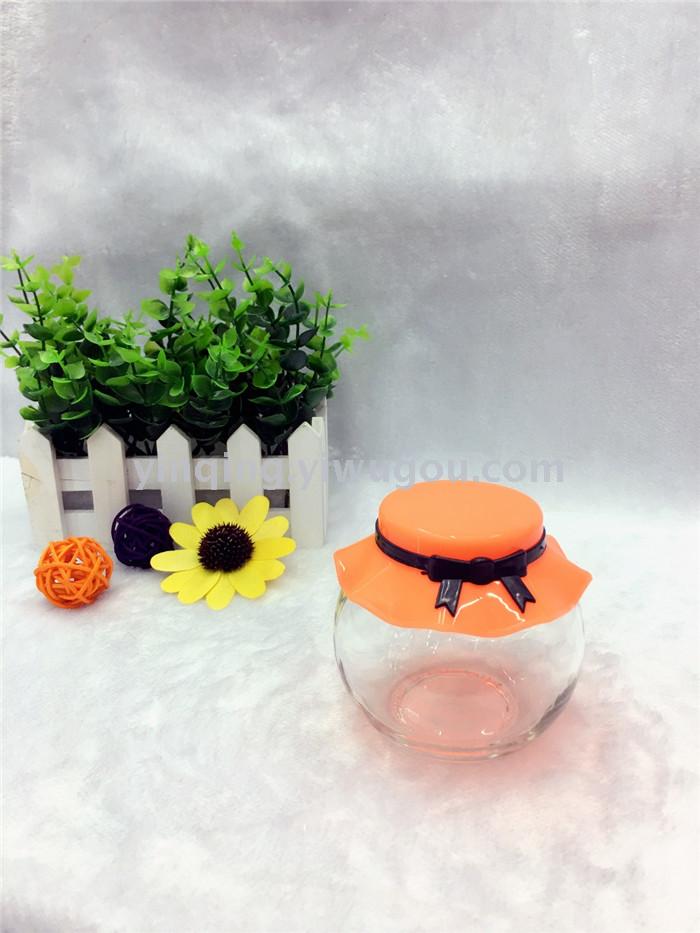 Glass Pancake Bottle Kitchen Practical Glass Seasoning Bottle Dispensing Bottle