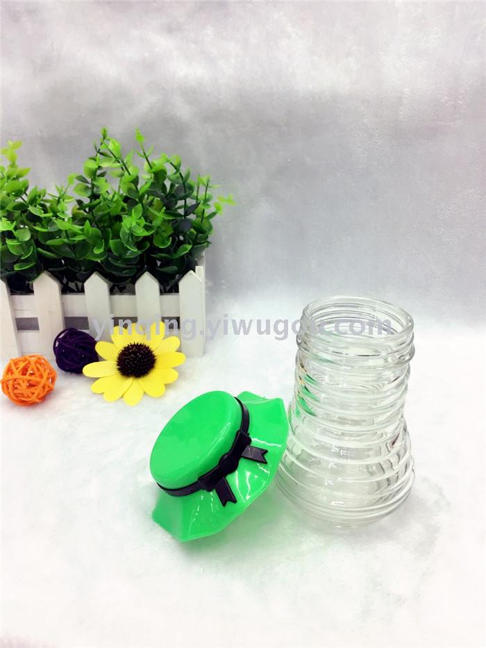 Glass Pancake Bottle Kitchen Practical Glass Seasoning Bottle Dispensing Bottle