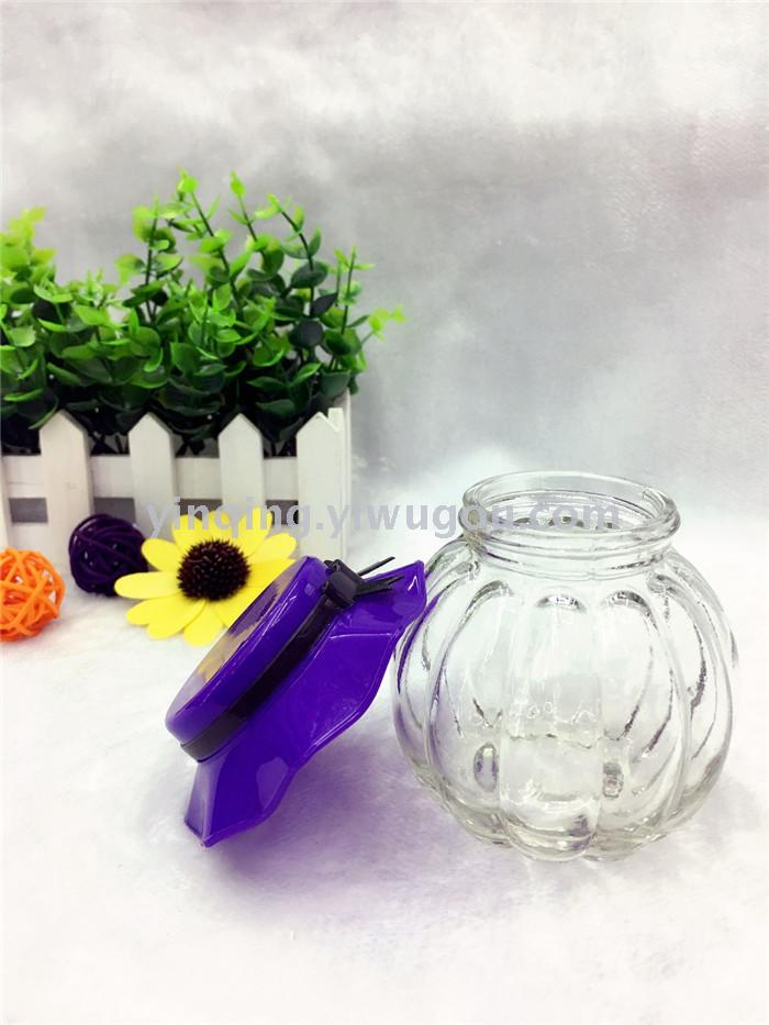 Glass Pancake Bottle Kitchen Practical Glass Seasoning Bottle Dispensing Bottle