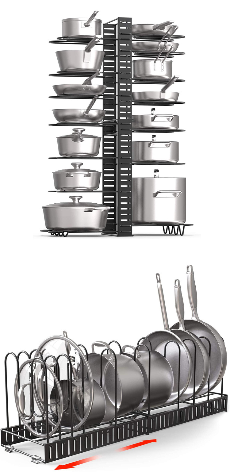 Amazon's Same 5-Layer 8-Layer Pot Rack Kitchen Chopping Board Cutting Board Stand Pot Cover Rack Multi-Layer Pot Rack Amazon's Same 5-Layer 8-Layer Pot Rack Kitchen Chopping Board Cutting Board Stand Pot Cover Rack Multi-Layer Pot Rack