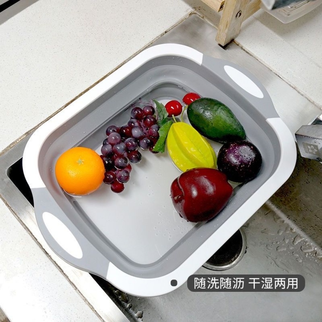 D28-86002 Washing Basin Foldable Chopping Board Washing Basin Drain Basket Kitchen Sink Folding Washing Vegetable Basket Cutting Board D28-86002 Washing Basin Foldable Chopping Board Washing Basin Drain Basket Kitchen Sink Folding Washing Vegetable Basket Cutting Board