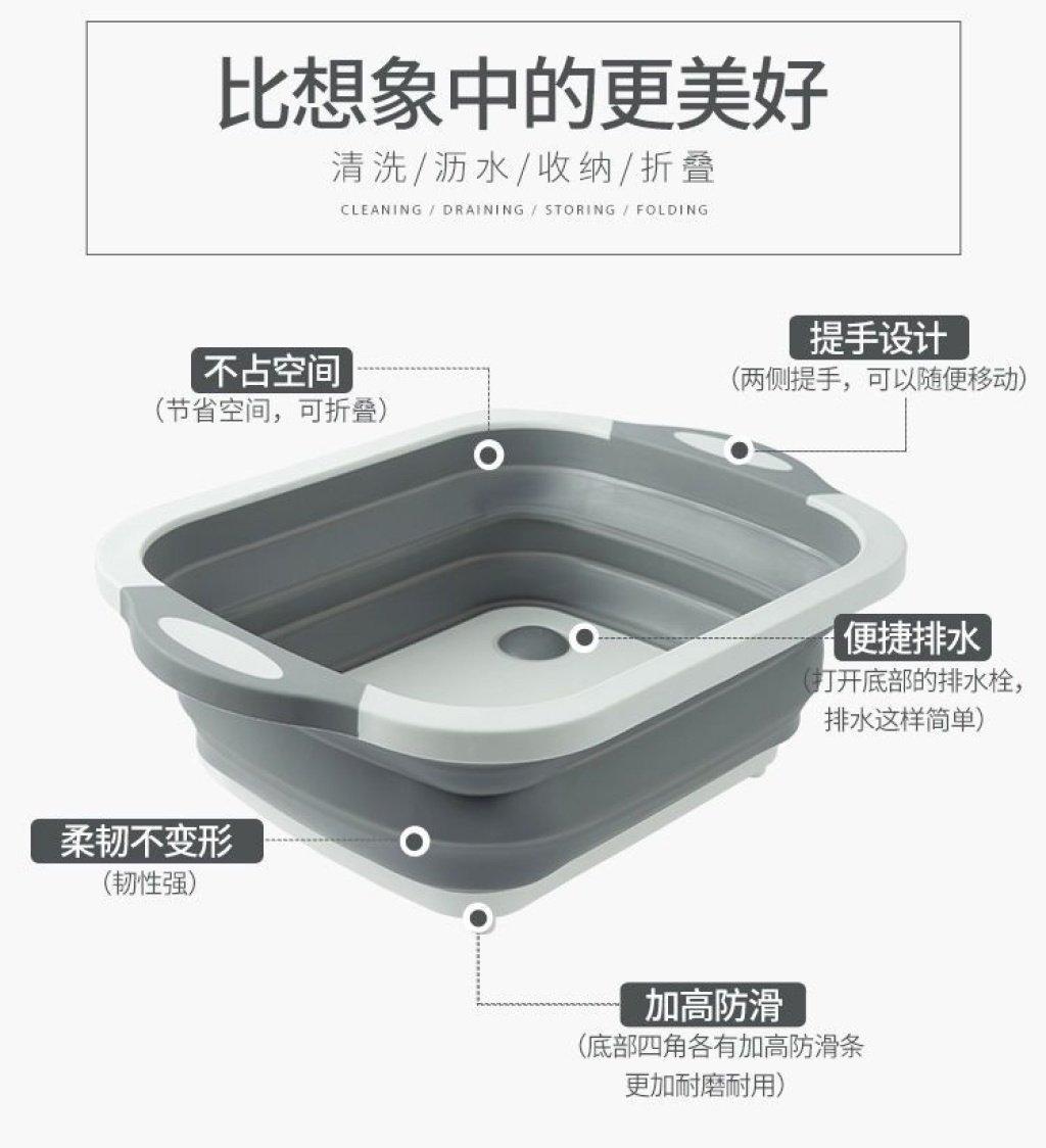 D28-86002 Washing Basin Foldable Chopping Board Washing Basin Drain Basket Kitchen Sink Folding Washing Vegetable Basket Cutting Board D28-86002 Washing Basin Foldable Chopping Board Washing Basin Drain Basket Kitchen Sink Folding Washing Vegetable Basket Cutting Board