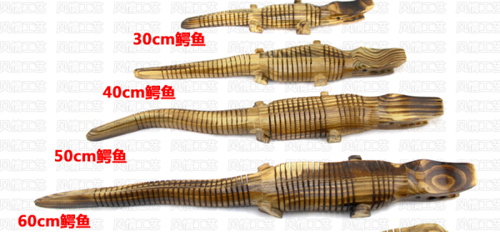 Wholesale hot 60CM wooden crayon tricks toy snake wood crafts factory direct