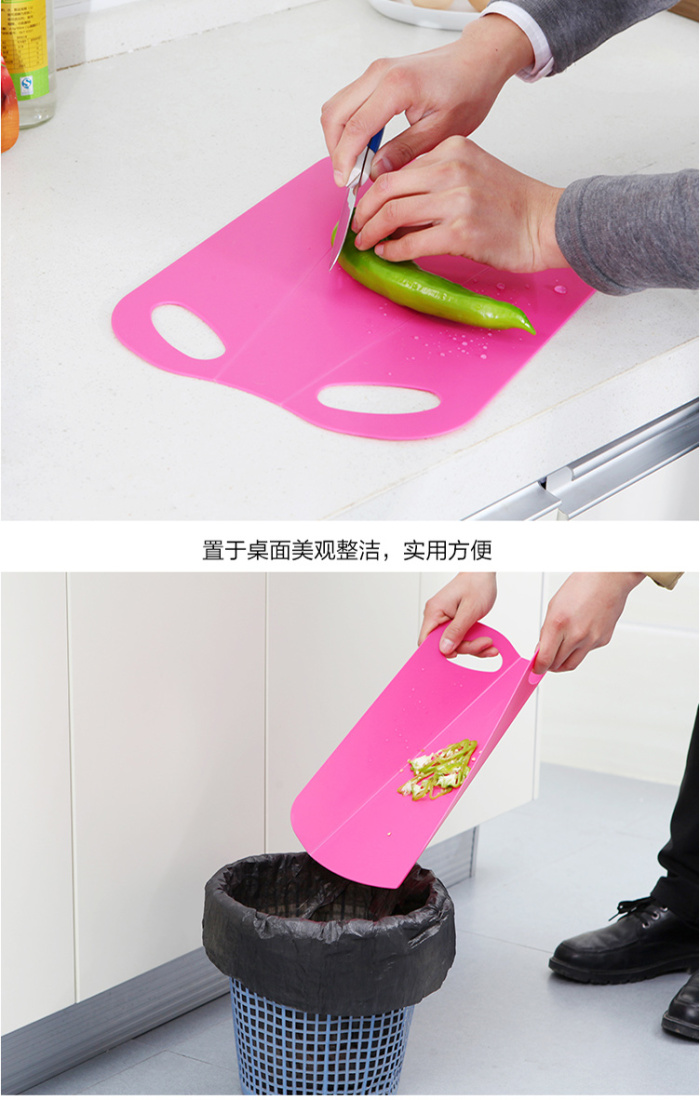 The kitchen folded the antiskid chopping board hanging plastic household classification chopping chopping board The kitchen folded the antiskid chopping board hanging plastic household classification chopping chopping board