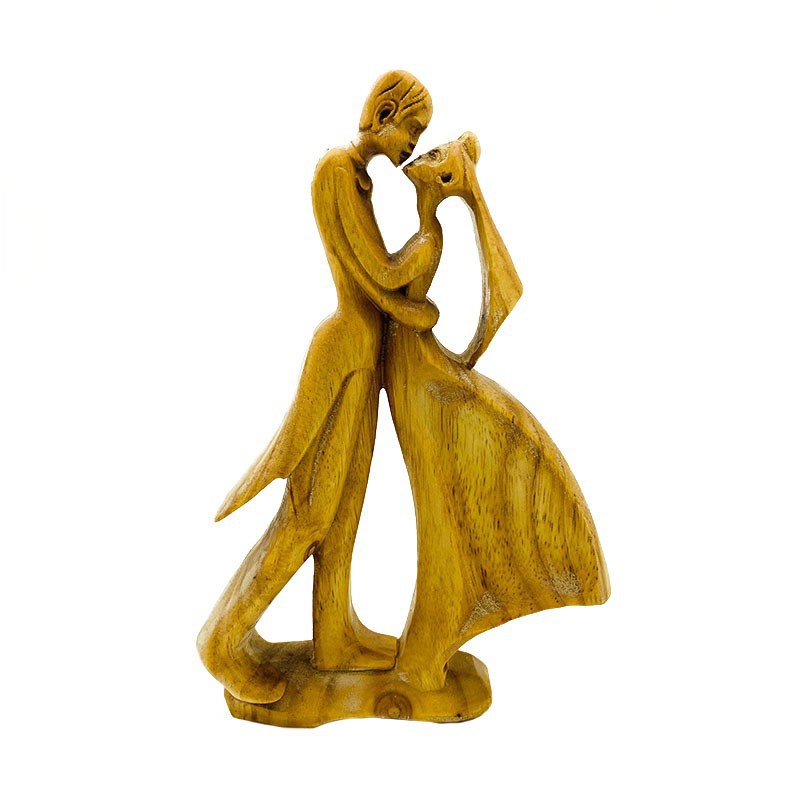 Cross-Border Hot Sale Love Eternal Couple Kiss Statue Wood Carving Crafts Decoration Ornaments Wooden Crafts Cross-Border Hot Sale Love Eternal Couple Kiss Statue Wood Carving Crafts Decoration Ornaments Wooden Crafts