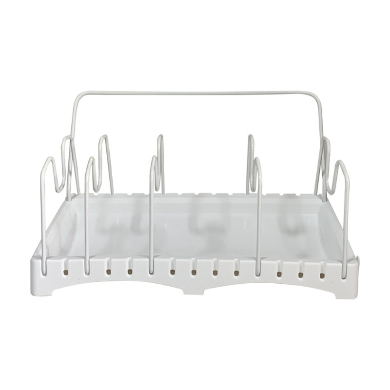 Adjustable Kitchen Storage Rack Pot Cover Rack Kitchen Storage Rack Iron Pot Rack Cutting Board and Chopping Board Stand