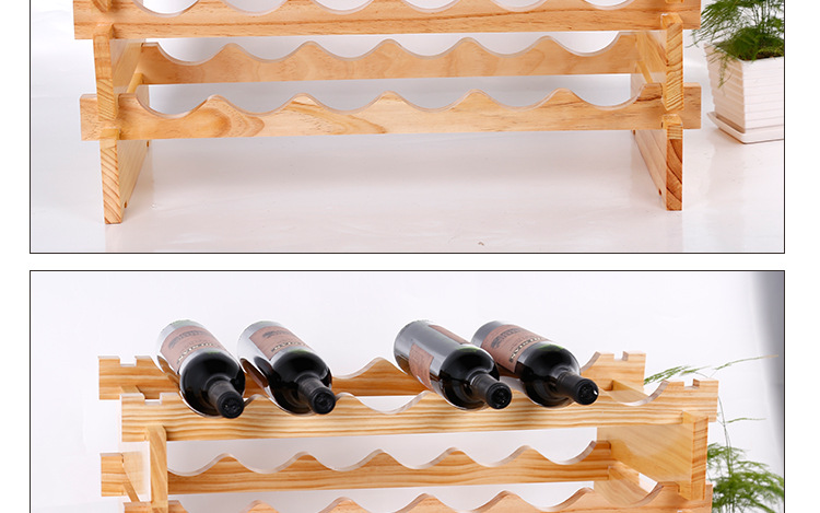 Can Be Customized Multi-Layer Wooden Wine Rack Solid Wood Red Wine Display Stand Wooden Crafts Factory Direct Supply Can Be Customized Multi-Layer Wooden Wine Rack Solid Wood Red Wine Display Stand Wooden Crafts Factory Direct Supply