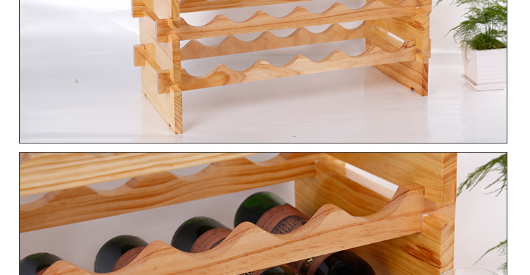 Can Be Customized Multi-Layer Wooden Wine Rack Solid Wood Red Wine Display Stand Wooden Crafts Factory Direct Supply Can Be Customized Multi-Layer Wooden Wine Rack Solid Wood Red Wine Display Stand Wooden Crafts Factory Direct Supply