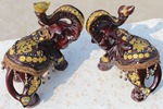 Resin Crafts Thai Wood Grain Mother and Child Elephant Home Decoration Technology Gift Animal Decoration Special Price 25 Yuan Resin Crafts Thai Wood Grain Mother and Child Elephant Home Decoration Technology Gift Animal Decoration Special Price 25 Yuan