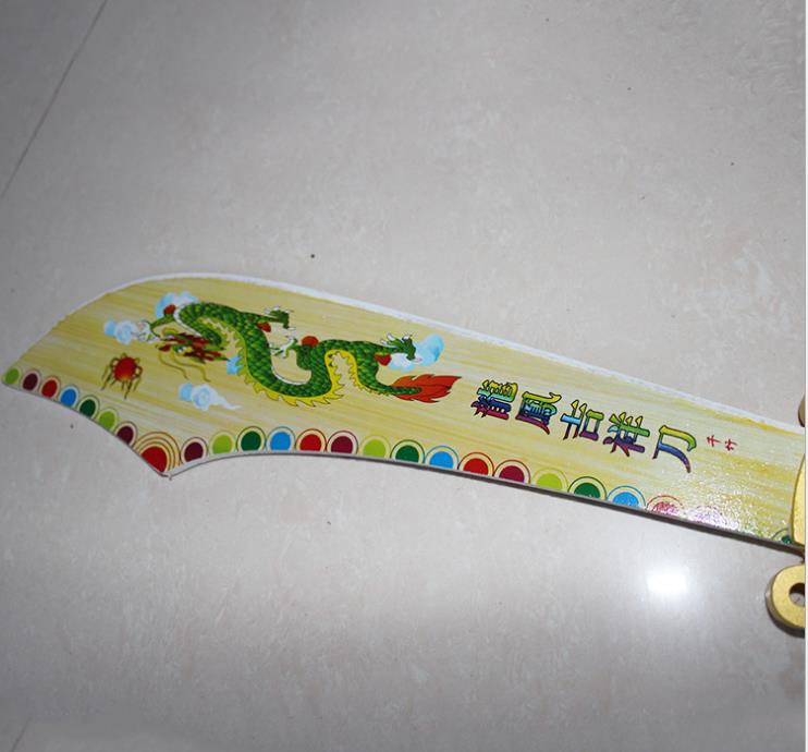 Manufacturers direct sales of new wood crafts dragon and phoenix lucky knife children exquisite toy wood knives.