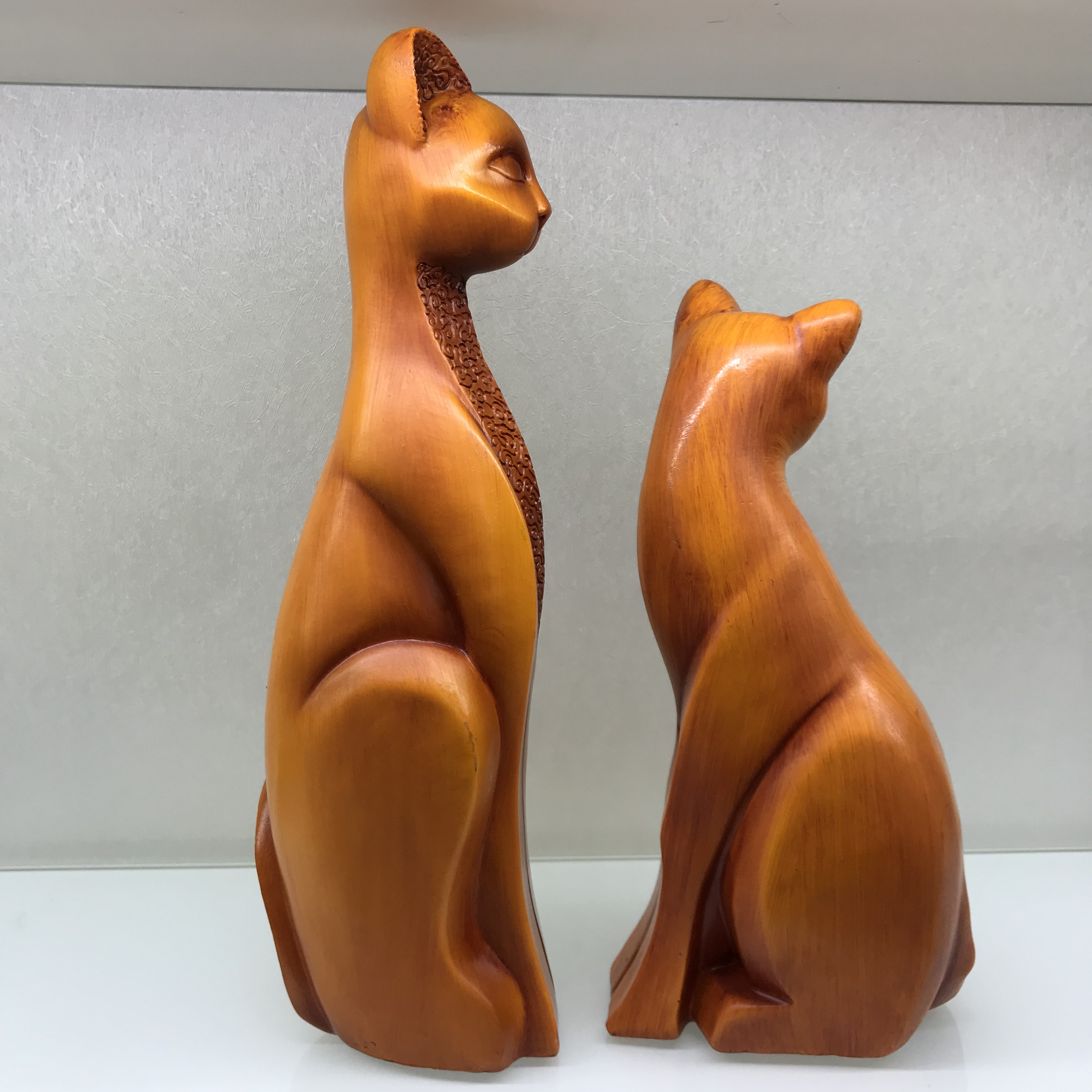 Resin Crafts Wood Grain Cat Cat Lovers Decoration Home Creative Gift Decorative Craft Gift Decoration Mixed Batch Resin Crafts Wood Grain Cat Cat Lovers Decoration Home Creative Gift Decorative Craft Gift Decoration Mixed Batch
