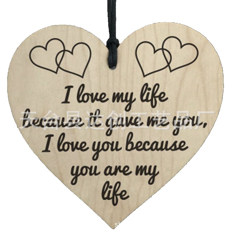 DIY Handmade Multiple Wooden Love Pendant Heart-Shaped Crafts Home Wood Chip Decoration 1 Pc/bag DIY Handmade Multiple Wooden Love Pendant Heart-Shaped Crafts Home Wood Chip Decoration 1 Pc/bag
