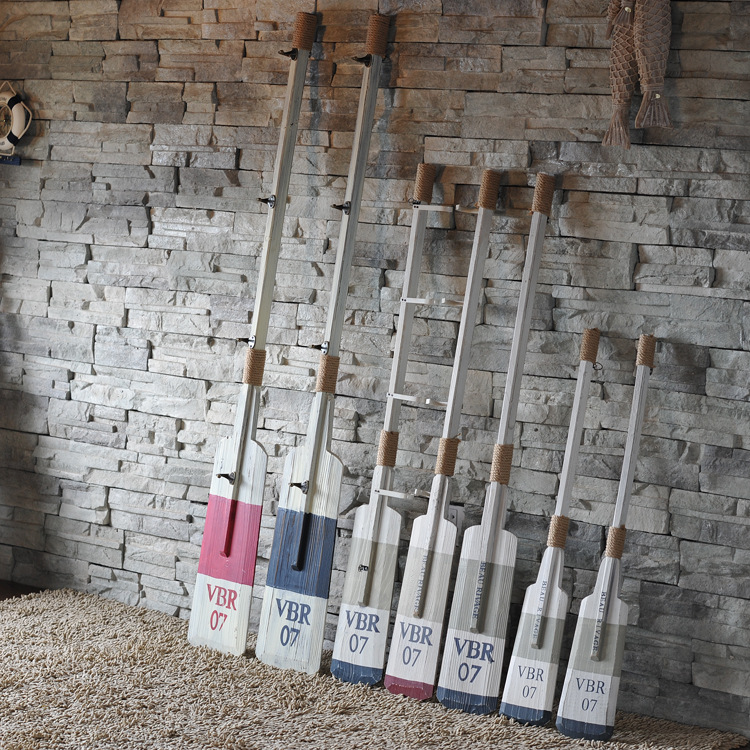 Solid wood decorative OARS Wooden crafts Home Decoration Appeals Style home hanging decoration Paste pieces