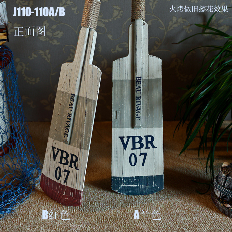 Solid wood decorative OARS Wooden crafts Home Decoration Appeals Style home hanging decoration Paste pieces