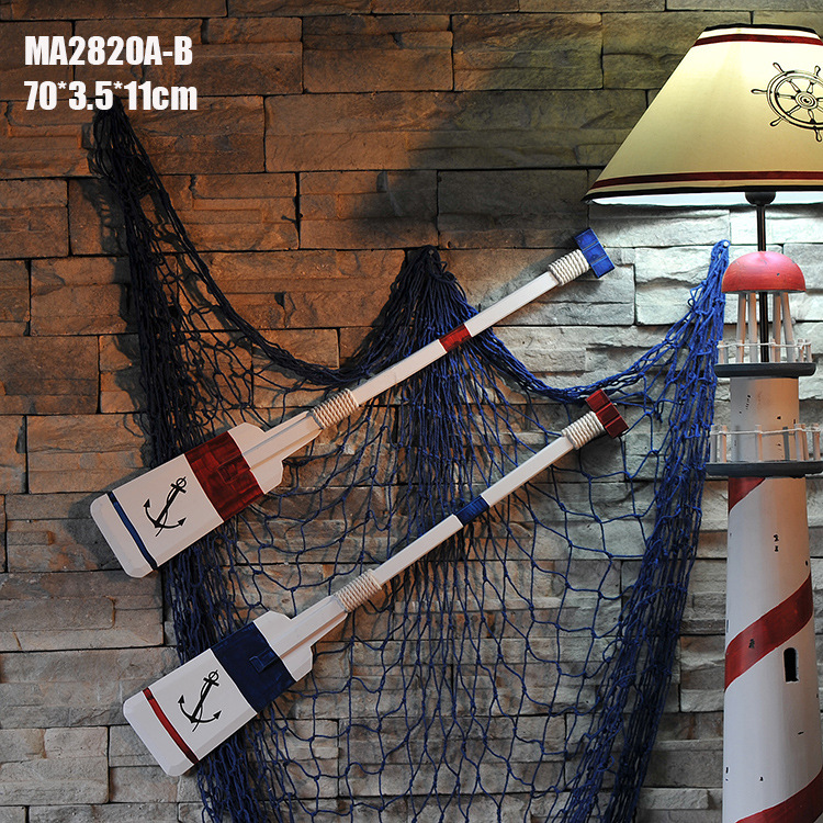 Solid wood decorative OARS Wooden crafts Home Decoration Appeals Style home hanging decoration Paste pieces