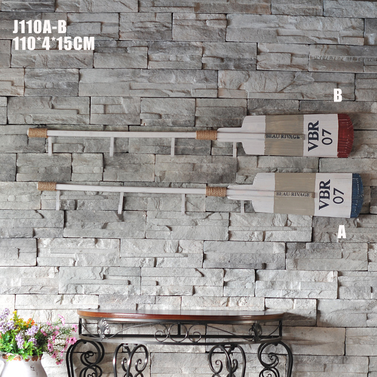 Solid wood decorative OARS Wooden crafts Home Decoration Appeals Style home hanging decoration Paste pieces