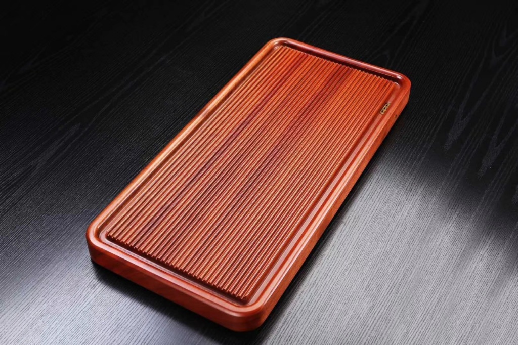 Wood Tea Tray Arts and Crafts Tea Table Real Wood Tea Tray Electric Kettle with Automatic Tea Making Device Induction Cooker