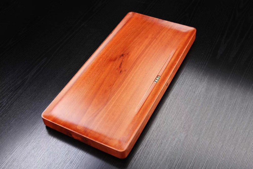 Wood Tea Tray Arts and Crafts Tea Table Real Wood Tea Tray Electric Kettle with Automatic Tea Making Device Induction Cooker