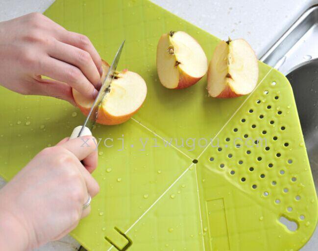 Multifunctional folding portable plastic chopping chopping board creative Lishui chopping board export new dishes Multifunctional folding portable plastic chopping chopping board creative Lishui chopping board export new dishes
