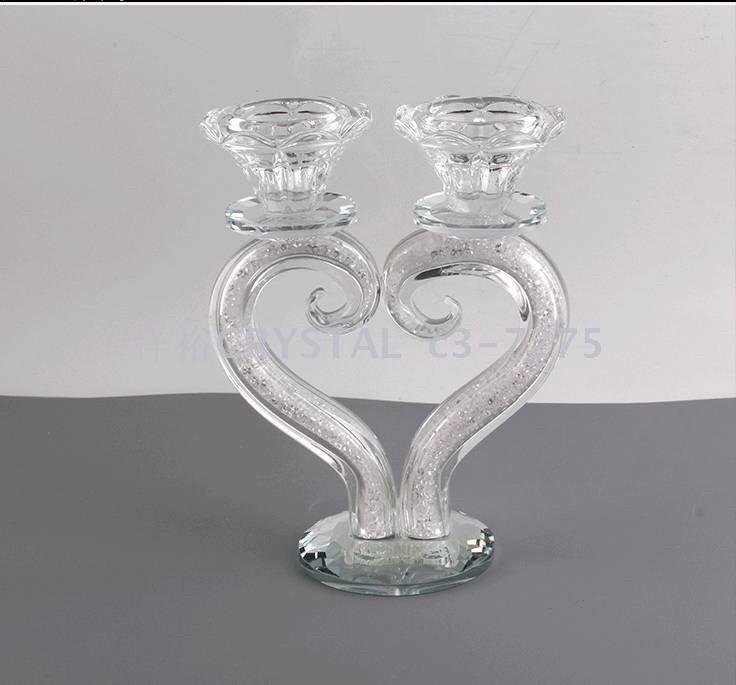 Crystal crafts crystal broken diamond candlestick