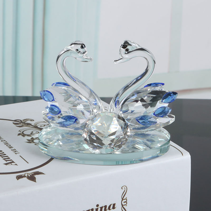 Crystal Swan Car Decoration Interior High-End Decoration Office Crystal Crafts Customization One Piece Dropshipping Crystal Swan Car Decoration Interior High-End Decoration Office Crystal Crafts Customization One Piece Dropshipping