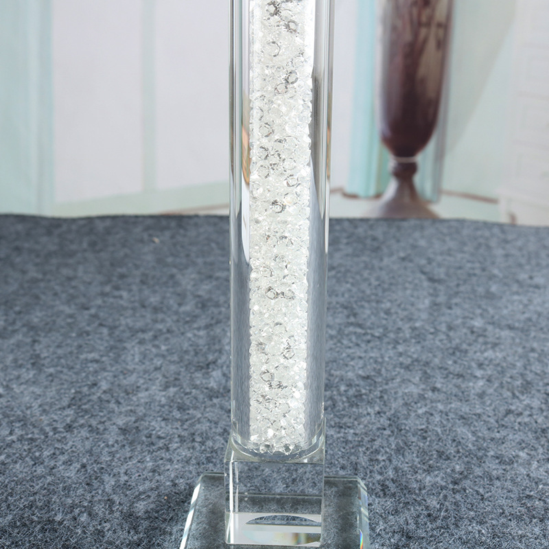 Creative Artificial Crystal Candlestick Restaurant Candlestick Decoration Crystal Crafts Customization Can Carve Writing Taobao One Piece Dropshipping