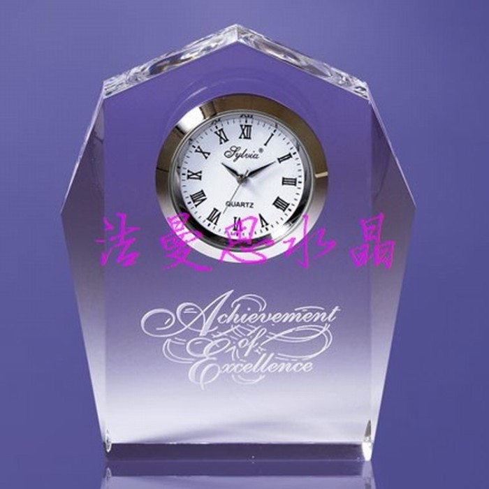 Creative crystal clock K9 crystal gifts crystal crafts set Creative crystal clock K9 crystal gifts crystal crafts set