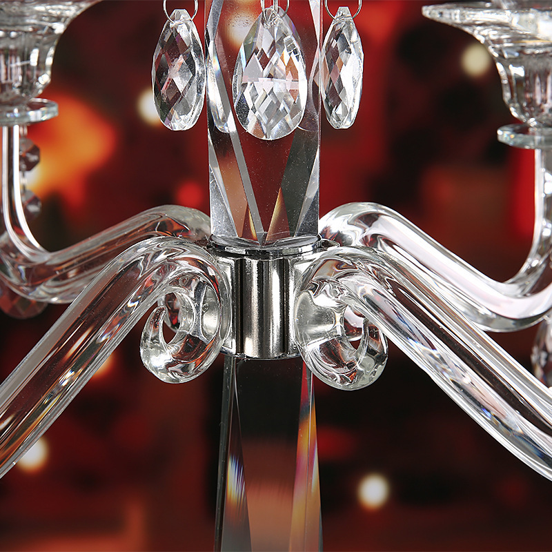 European Restaurant Romantic Wedding Candle Dinner Crystal Candlestick Glass Crystal Crafts Ornaments European Restaurant Romantic Wedding Candle Dinner Crystal Candlestick Glass Crystal Crafts Ornaments