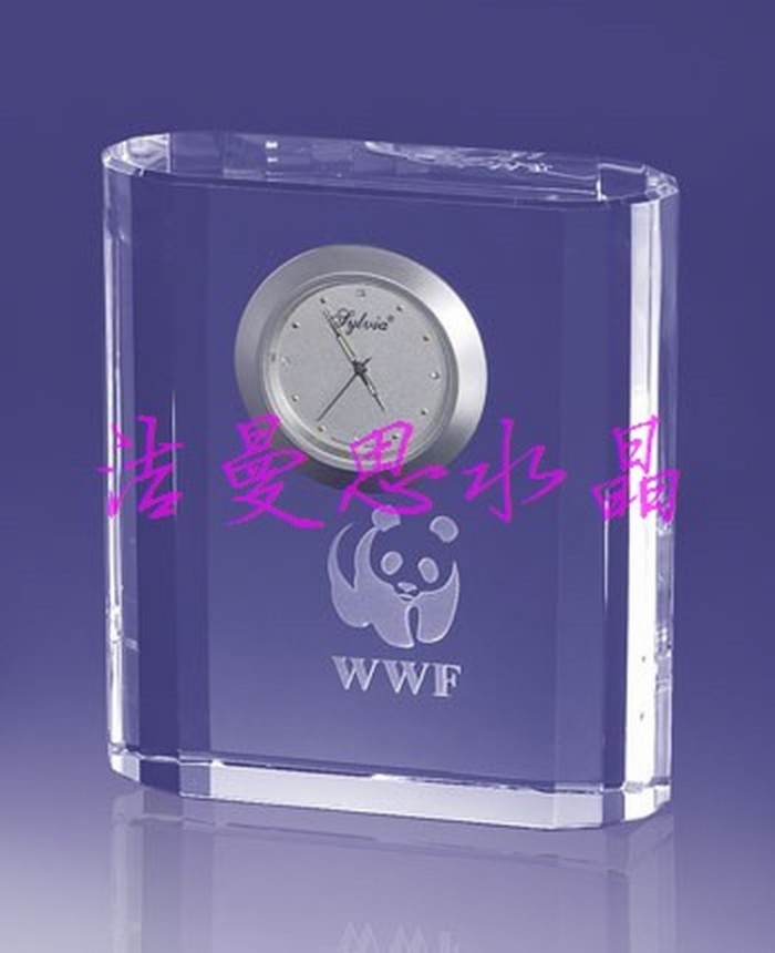 Creative crystal clock K9 crystal gifts crystal crafts set Creative crystal clock K9 crystal gifts crystal crafts set