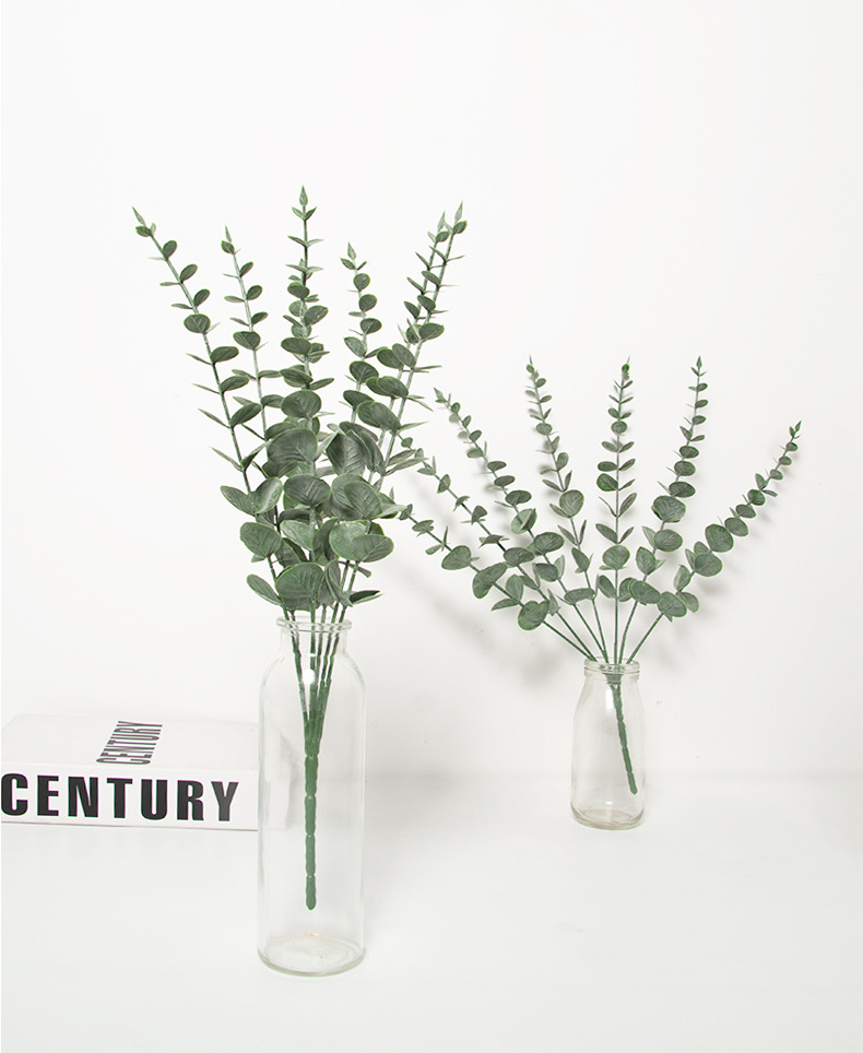 Cross-Border Artificial Plant Factory Discount Soft Plastic Eucalyptus Zamioculcas Leaves Home Decorative Fake Flower Artificial Flower Wholesale Cross-Border Artificial Plant Factory Discount Soft Plastic Eucalyptus Zamioculcas Leaves Home Decorative Fake Flower Artificial Flower Wholesale