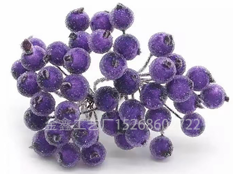 Mini Christmas Frosted Berry Artificial Flower Party DIY Craft Decor