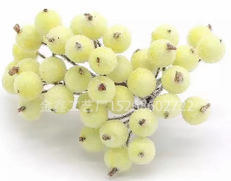 Mini Christmas Frosted Berry Artificial Flower Party DIY Craft Decor