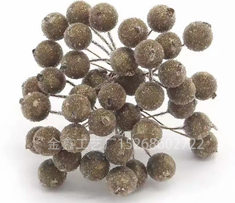 Mini Christmas Frosted Berry Artificial Flower Party DIY Craft Decor