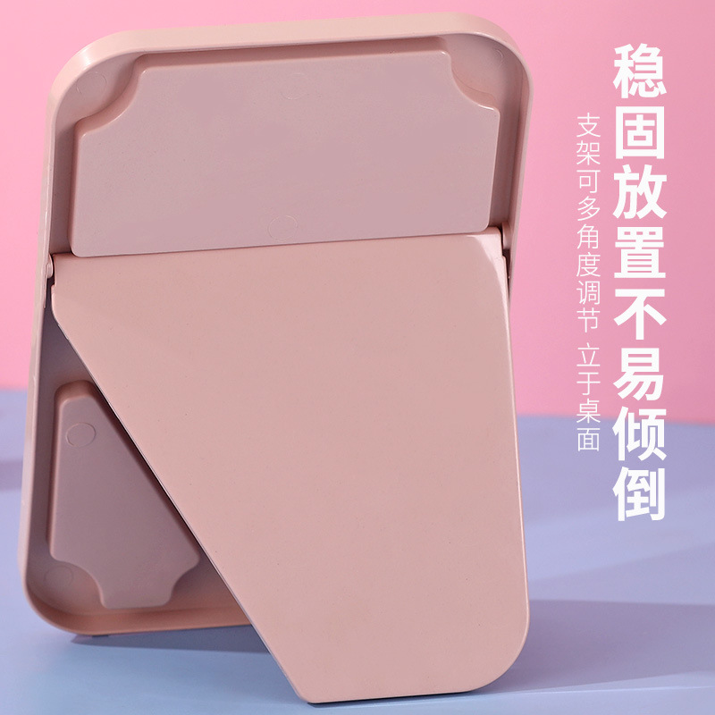 New Makeup Mirror Portable Desktop Dressing Mirror Desktop HD Japanese Minimalist Mirror Factory in Stock Wholesale