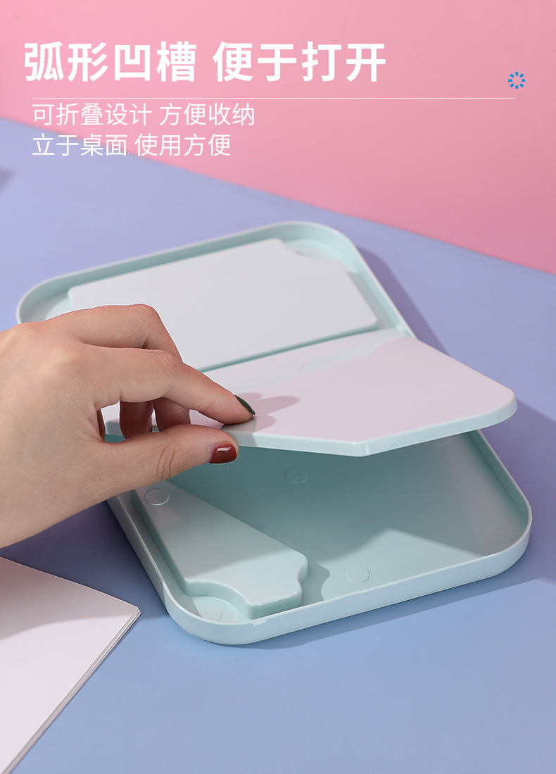 New Makeup Mirror Portable Desktop Dressing Mirror Desktop HD Japanese Minimalist Mirror Factory in Stock Wholesale New Makeup Mirror Portable Desktop Dressing Mirror Desktop HD Japanese Minimalist Mirror Factory in Stock Wholesale