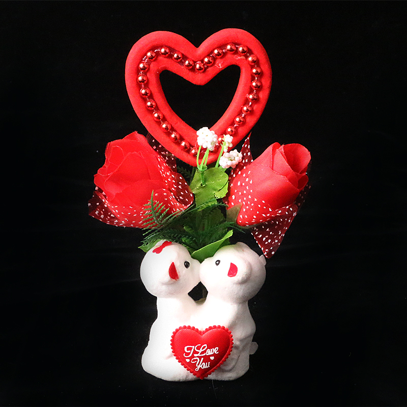 Valentine's day Christmas gifts flower wedding decoration foam bear artificial flower Valentine's day Christmas gifts flower wedding decoration foam bear artificial flower