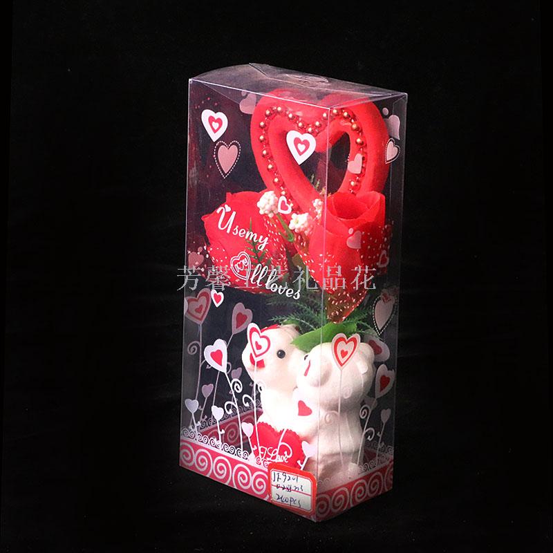 Valentine&#039;s day Christmas gifts flower wedding decoration foam bear artificial flower