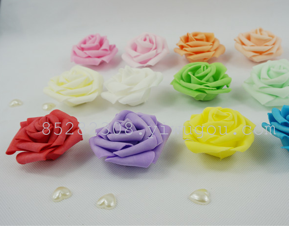 PE rose artificial flower head DIY gift bride wrist curl flower arches flower arrangement flower bouquet PE rose artificial flower head DIY gift bride wrist curl flower arches flower arrangement flower bouquet