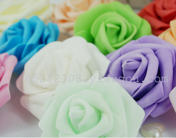 PE rose artificial flower head DIY gift bride wrist curl flower arches flower arrangement flower bouquet PE rose artificial flower head DIY gift bride wrist curl flower arches flower arrangement flower bouquet
