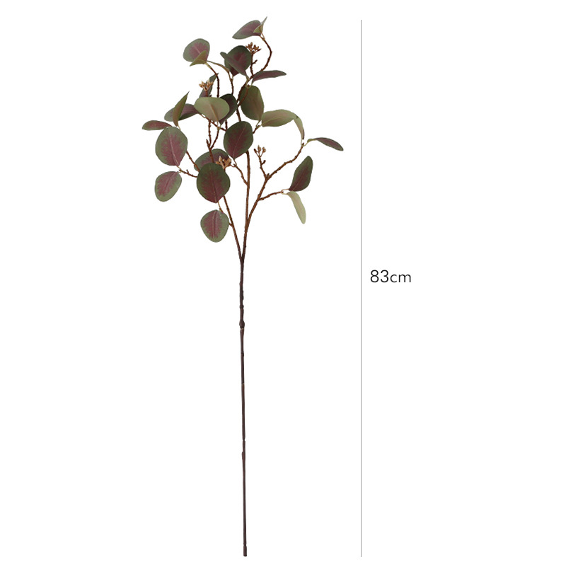 Simulation with Fruit Feel Nordic Eucalyptus Leaf Artificial Flower Plant Decoration Single Zamioculcas Leaves Eucalyptus Simulation with Fruit Feel Nordic Eucalyptus Leaf Artificial Flower Plant Decoration Single Zamioculcas Leaves Eucalyptus