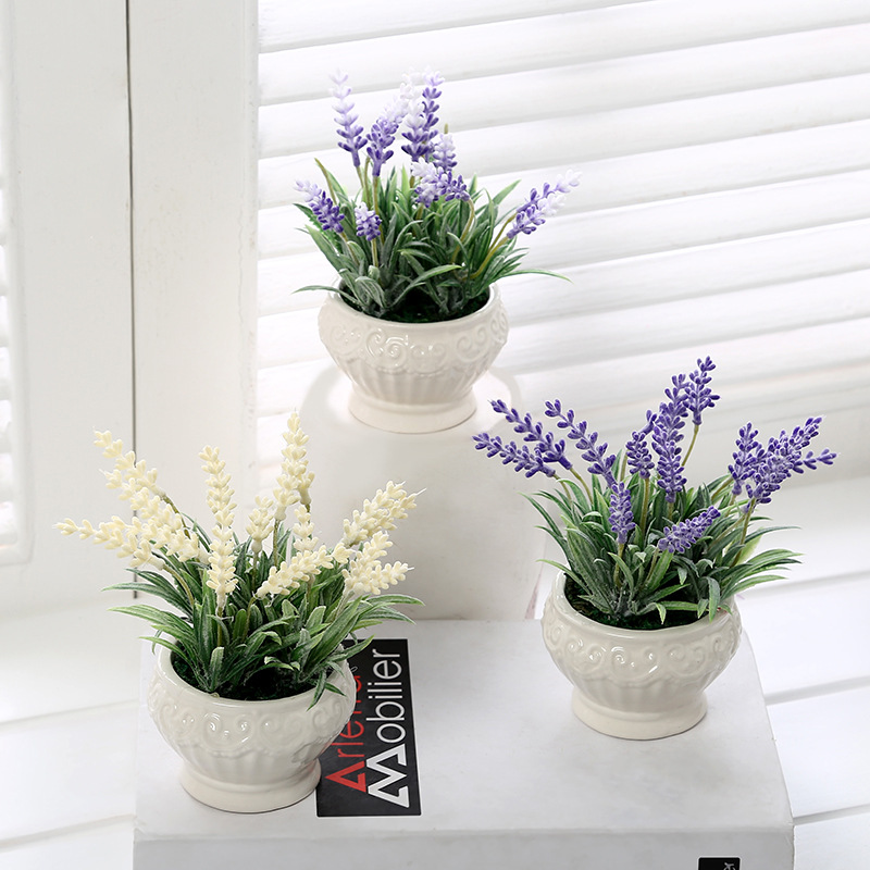 2019 Foreign Trade Exclusive for Artificial Flower Indoor Table Decoration Flower Small Plant Bonsai Valentine&#039;s Day Gift Customization